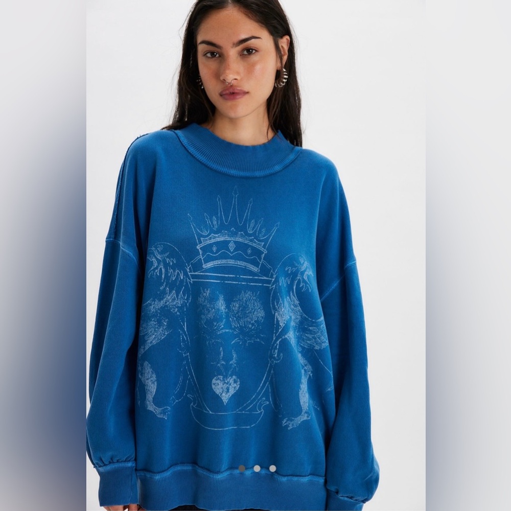 We The Free Palm spring turtleneck graphic pull over